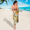 Daffodils Pattern Print Design DF04 Sarong Pareo Wrap