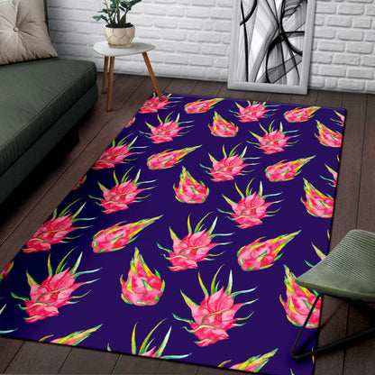 Dragonfruit Pattern Print Design DF02 Area Rugs