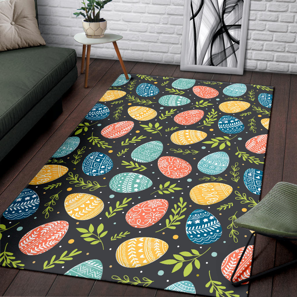 Easter Eggs Pattern Print Design RB01 Area Rugs