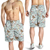 Nurse Bear Pattern Print Design A01 Mens Shorts