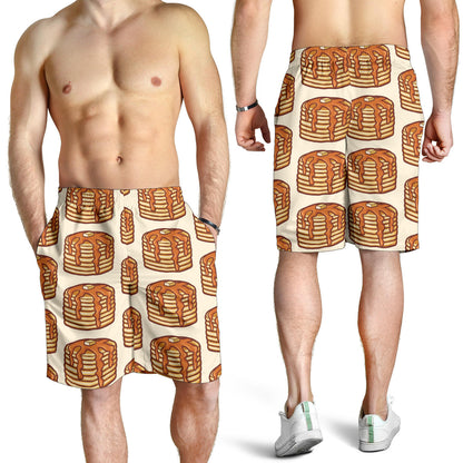 Pancake Pattern Print Design A02 Mens Shorts