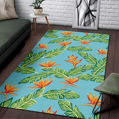 Bird Of Paradise Pattern Print Design BOP04 Area Rugs