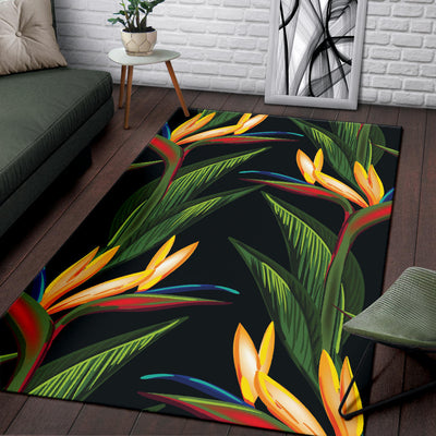 Bird Of Paradise Pattern Print Design BOP012 Area Rugs