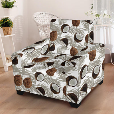 Coconut Pattern Print Design CN03 Armchair Slipcover
