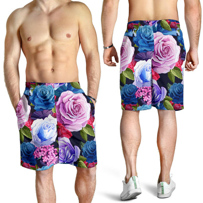 Rose Pattern Print Design RO09 Mens Shorts