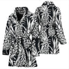 Pineapple Pattern Print Design PP08 Women Bathrobe