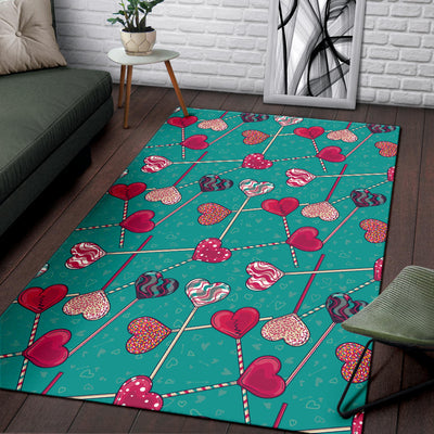 Lollipop Pattern Print Design LL01 Area Rugs