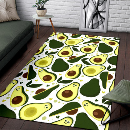 Avocado Pattern Print Design AC06 Area Rugs