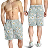 Daisy Pattern Print Design DS012 Mens Shorts