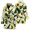 Avocado Pattern Print Design AC06 Women Bathrobe