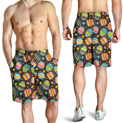 Easter Eggs Pattern Print Design RB03 Mens Shorts
