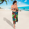 Heliconia Pattern Print Design HL09 Sarong Pareo Wrap