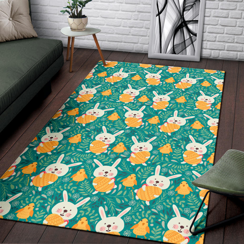 Easter Eggs Pattern Print Design RB02 Area Rugs