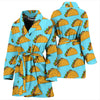 Taco Pattern Print Design TC03 Women Bathrobe