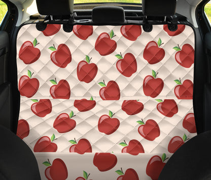 Apple Pattern Print Design AP01 Rear Dog  Seat Cover