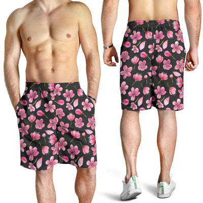 Apple blossom Pattern Print Design AB03 Mens Shorts