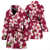 Cherry Blossom Pattern Print Design CB06 Women Bathrobe