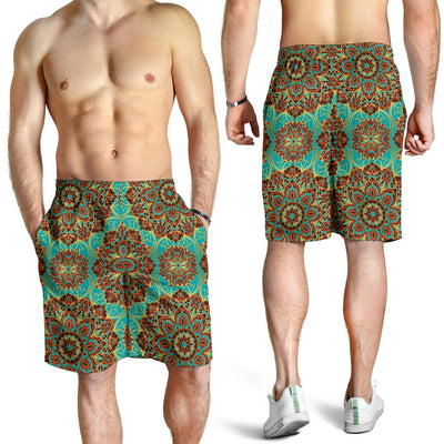 Medallion Pattern Print Design 02 Mens Shorts