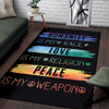 Humanity Love Peace Area Rugs