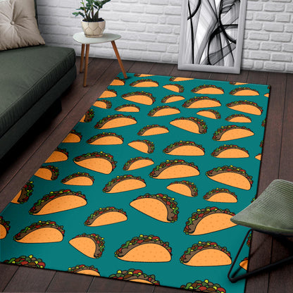 Taco Pattern Print Design TC07 Area Rugs