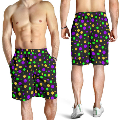 Mardi Gras Pattern Print Design 07 Mens Shorts