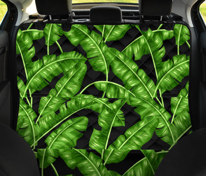 Banana Leaf Pattern Print Design BL01 Rear Dog  Seat Cover