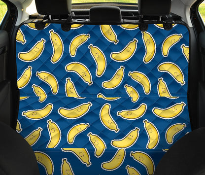 Banana Pattern Print Design BA03 Rear Dog  Seat Cover