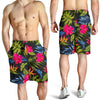 Bird Of Paradise Pattern Print Design BOP014 Mens Shorts