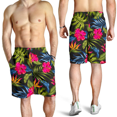 Bird Of Paradise Pattern Print Design BOP014 Mens Shorts