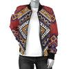 Native Pattern Print Design A06 Women's Bomber Jacket