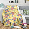 Sea Turtle Pattern Print Design T06 Fleece Blanket