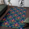 Lotus Boho Pattern Print Design LO04 Area Rugs