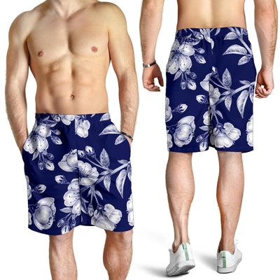 Cherry Blossom Pattern Print Design CB01 Mens Shorts