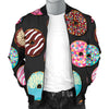 Donut Pattern Print Design DN02 Men Bomber Jacket