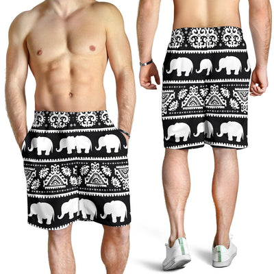 Elephant Pattern Mens Shorts