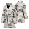 Sea Turtle Pattern Print Design T07 Women Bathrobe