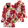 Pomegranate Pattern Print Design PG03 Women Bathrobe