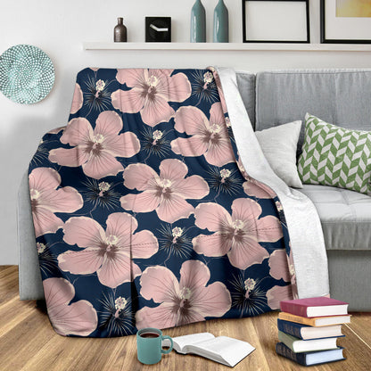 Plumeria Pattern Print Design PM018 Fleece Blanket