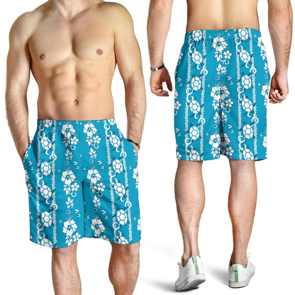 Hawaiian Themed Pattern Print Design H025 Mens Shorts