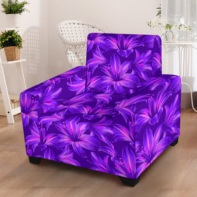 Amaryllis Pattern Print Design AL03 Armchair Slipcover