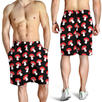 Mushroom Pattern Print Design A02 Mens Shorts