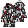 Rabbit Pattern Print Design RB012 Women Bathrobe