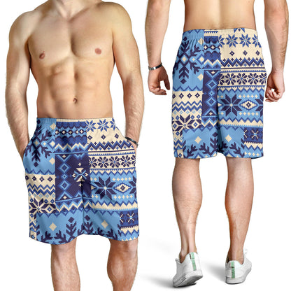 Nordic Pattern Print Design A04 Mens Shorts