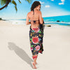 Dahlia Pattern Print Design DH02 Sarong Pareo Wrap