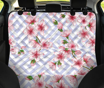 Cherry Blossom Pattern Print Design CB07 Rear Dog  Seat Cover