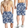 Hibiscus Pattern Print Design HB031 Mens Shorts