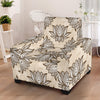 lotus Boho Pattern Print Design LO05 Armchair Slipcover