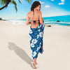 Hibiscus Pattern Print Design HB03 Sarong Pareo Wrap