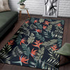 Bird Of Paradise Pattern Print Design BOP02 Area Rugs