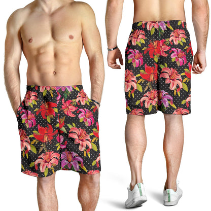 Lily Pattern Print Design LY012 Mens Shorts